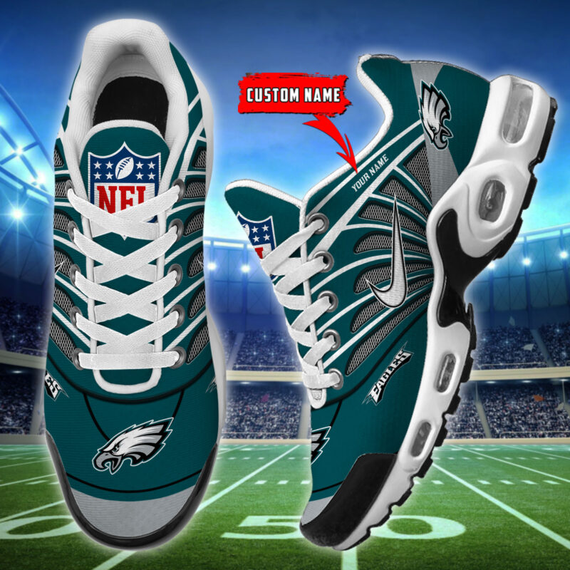 Customize Your Name with Philadelphia Eagles Ver 39 Sport Shoes - Image 3