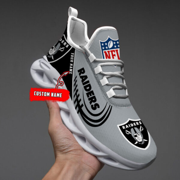 Las Vegas Raiders Cushioned Sneakers Running Sneakers