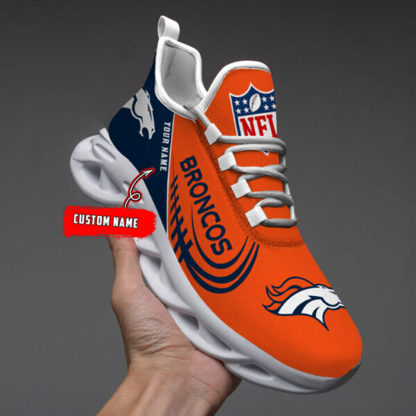 Denver Broncos Shoes Custom Max Soul Shoes V06