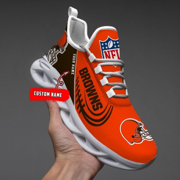 Cleveland Browns Shoes Custom Max Soul Shoes V06