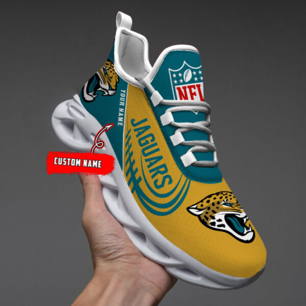 Jacksonville Jaguars Shoes Custom Max Soul Shoes V06