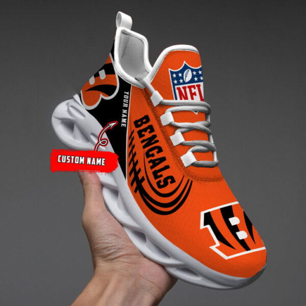 Cincinnati Bengals Max Soul Custom Name Shoes V06