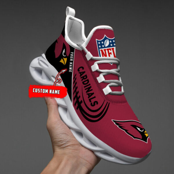 Arizona Cardinals Shoes Custom Max Soul Shoes V06