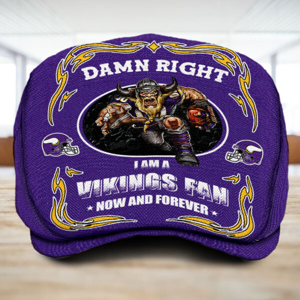 Minnesota Vikings NFL Fans Personalized Jeff Cap