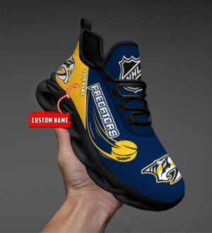 Nashville Predators-Personalized NHL New Max Soul Shoes-SP10032317ID02