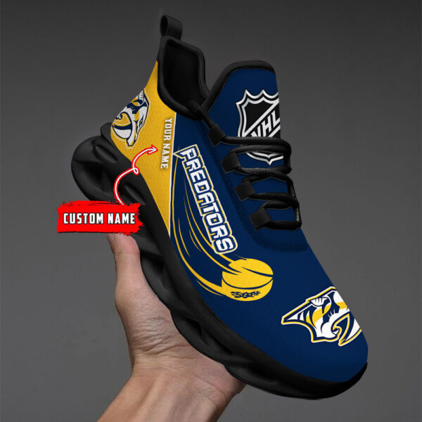 Nashville Predators-Personalized NHL New Max Soul Shoes-SP10032317ID02