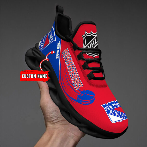 New York Rangers-Personalized NHL New Max Soul Shoes-SP10032320ID02