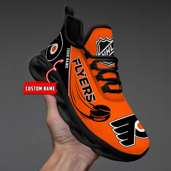 Philadelphia Flyers-Personalized NHL New Max Soul Shoes-SP10032322ID02