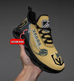 Vegas Golden Knights-Personalized NHL New Max Soul Shoes-SP10032329ID02