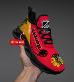 Chicago Blackhawks-Personalized NHL New Max Soul Shoes-SP10032307ID02