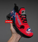 Columbus Blue Jackets-Personalized NHL New Max Soul Shoes-SP10032309ID02