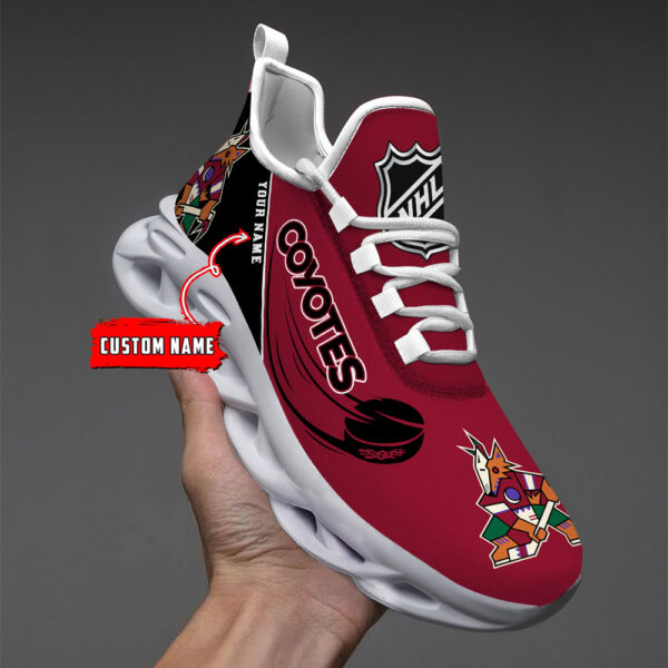 Arizona Coyotes-Personalized NHL New Max Soul Shoes-SP10032302ID02