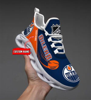 Edmonton Oilers-Personalized NHL New Max Soul Shoes-SP10032312ID02