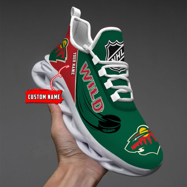 Minnesota Wild-Personalized NHL New Max Soul Shoes-SP10032315ID02