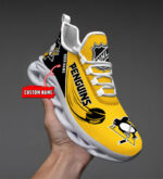 Pittsburgh Penguins-Personalized NHL New Max Soul Shoes-SP10032323ID02