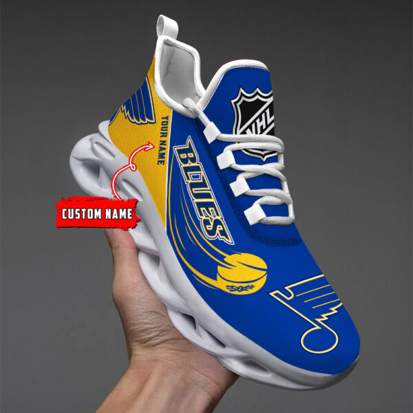 St . Louis Blues-Personalized NHL New Max Soul Shoes-SP10032325ID02