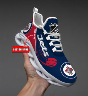 Winnipeg Jets-Personalized NHL New Max Soul Shoes-SP10032331ID02