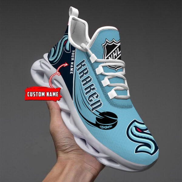 Seattle Kraken-Personalized NHL New Max Soul Shoes-SP10032332ID02