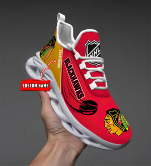 Chicago Blackhawks-Personalized NHL New Max Soul Shoes-SP10032307ID02