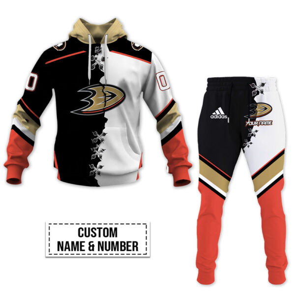 Anaheim Ducks-Personalized NHL Mix Jersey Hoodie Set OFF 40%