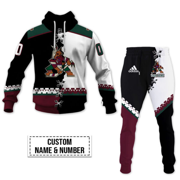 Arizona Coyotes-Personalized NHL Mix Jersey Hoodie Set OFF 40%