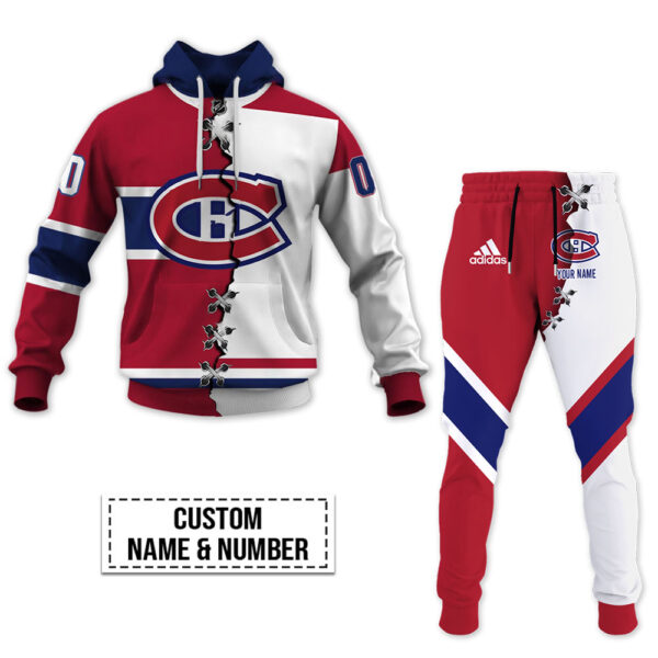 Montreal Canadiens-Personalized NHL Mix Jersey Hoodie Set OFF 40%