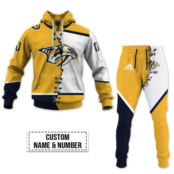 Nashville Predators-Personalized NHL Mix Jersey Hoodie Set OFF 40%