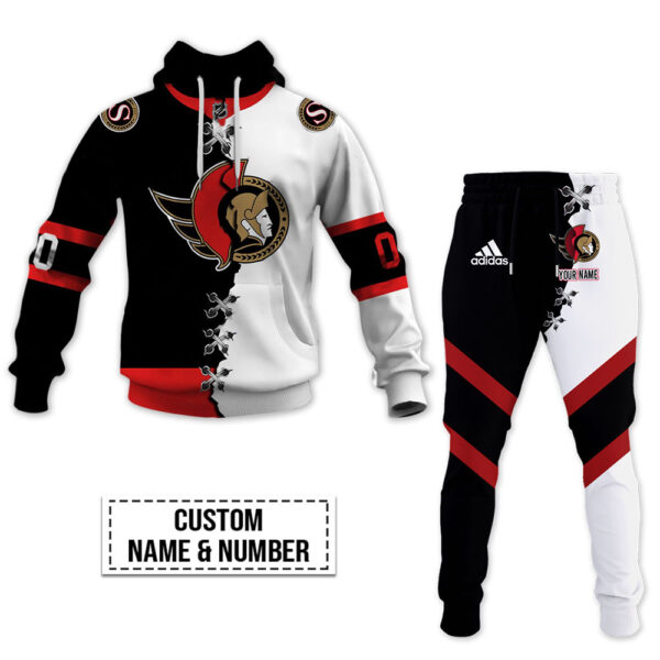 Ottawa Senators-Personalized NHL Mix Jersey Hoodie Set OFF 40%