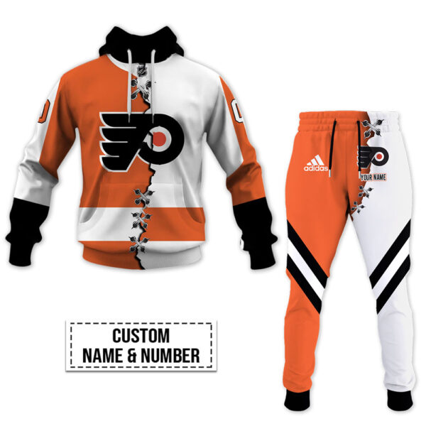 Philadelphia Flyers-Personalized NHL Mix Jersey Hoodie Set OFF 40%