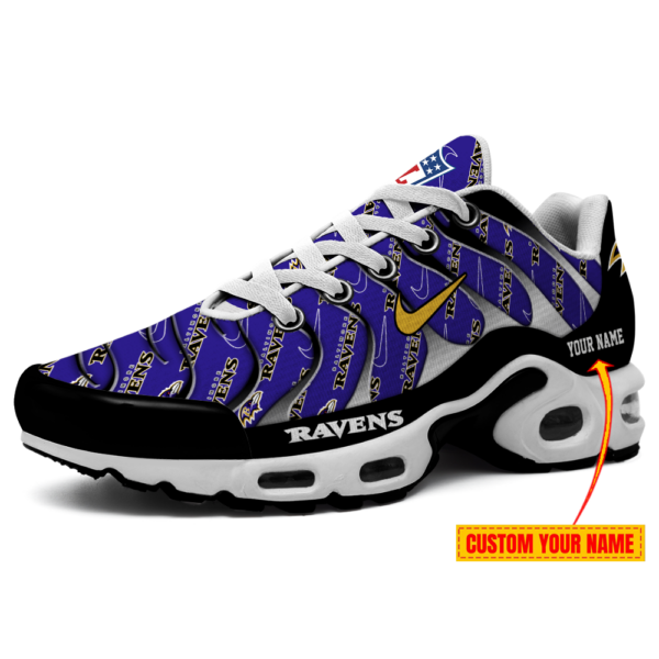 Baltimore Ravens-NFL Pattern Swoosh Personalized H56 Shoes-SP16112303ID02DS08