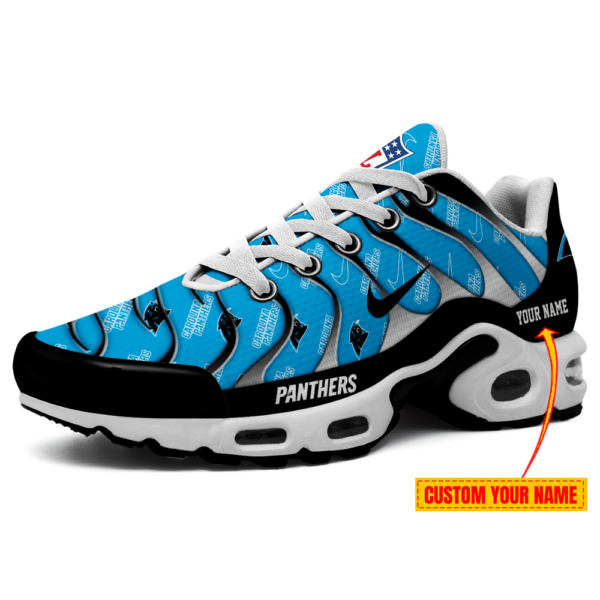 Carolina Panthers-NFL Pattern Swoosh Personalized H56 Shoes-SP16112305ID02DS08