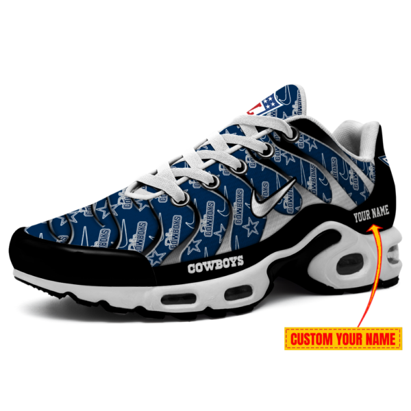 Dallas Cowboys-NFL Pattern Swoosh Personalized H56 Shoes-SP16112309ID02DS08
