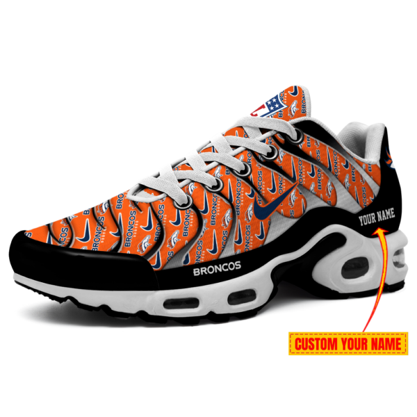 Denver Broncos-NFL Pattern Swoosh Personalized H56 Shoes-SP16112310ID02DS08