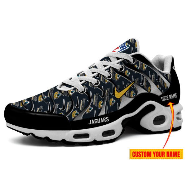 Jacksonville Jaguars Pattern Side Stripe Personalized Shoes