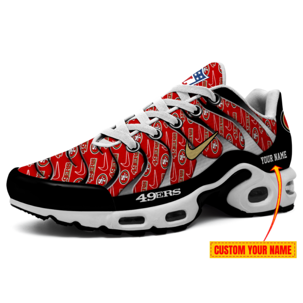 San Francisco 49ers- Pattern Personalized Sneakers