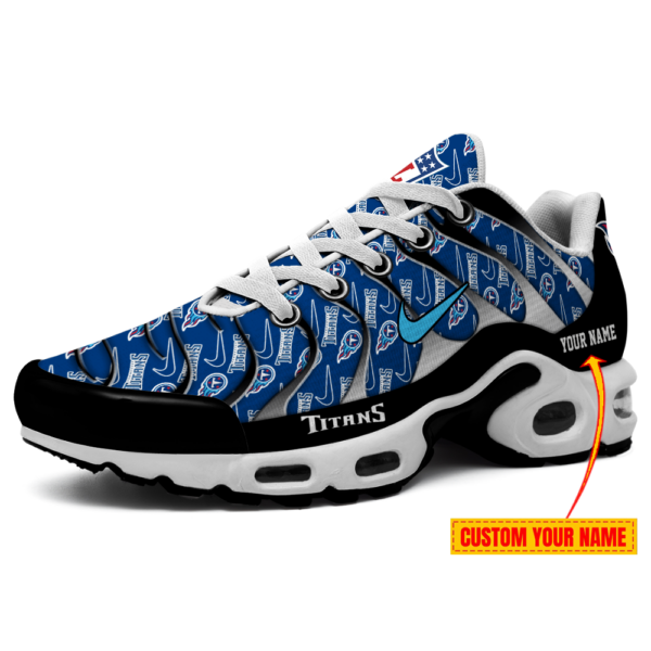 Tennessee Titans-NFL Pattern Swoosh Personalized H56 Shoes-SP16112331ID02DS08