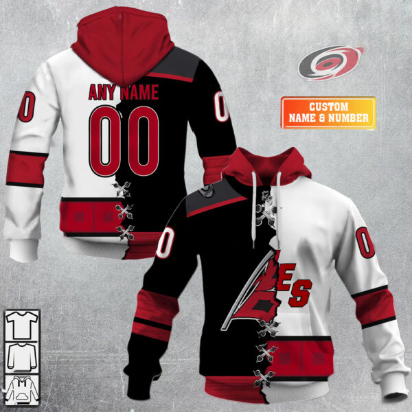 Carolina Hurricanes-Personalized NHL Mix Jersey