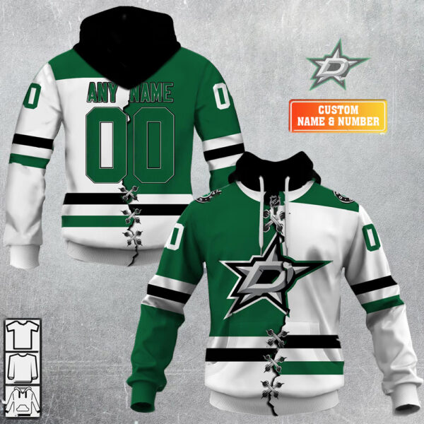 Dallas Stars-Personalized NHL Mix Jersey