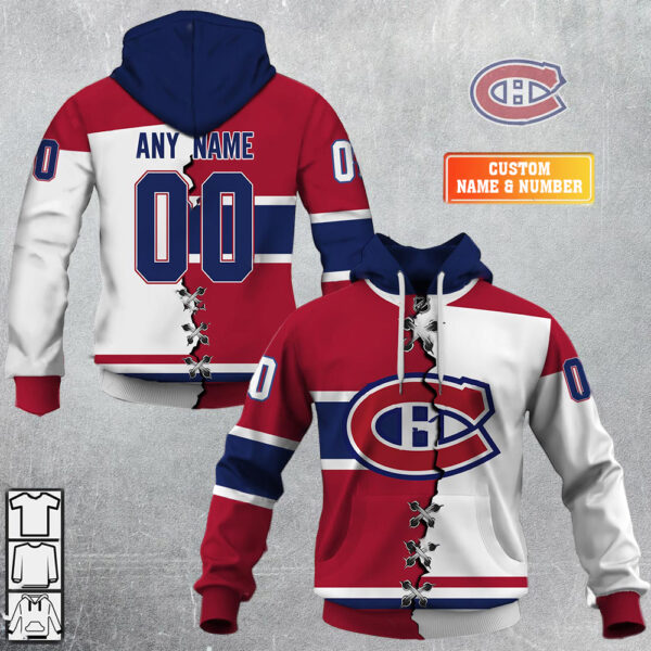 Montreal Canadiens-Personalized NHL Mix Jersey