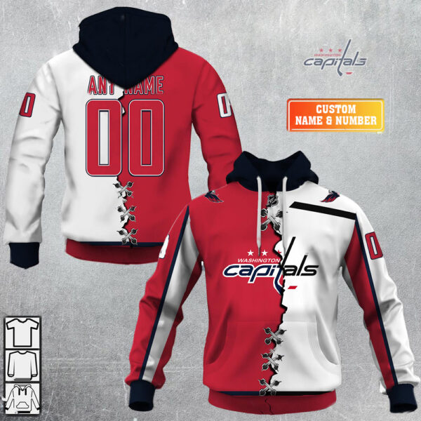Washington Capitals-Personalized NHL Mix Jersey