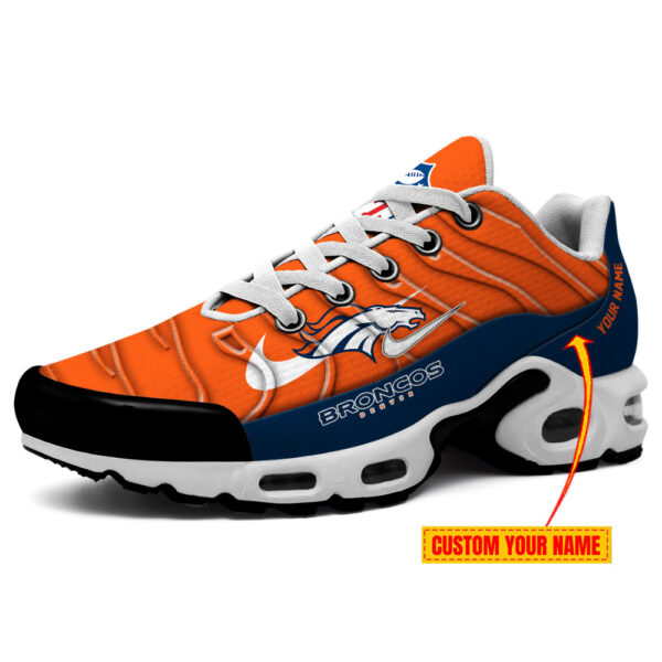 Denver Broncos Personalized Shoes New Side Stripe