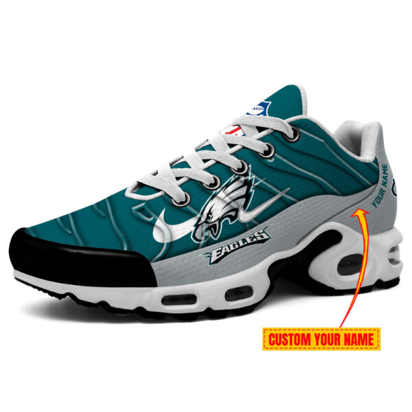 Philadelphia Eagles Personalized Shoes New Side Stripe
