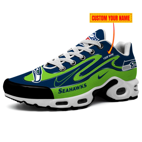 Seattle Seahawks-Best Gift For NFL Fans Double Swoosh Personalized H56 Shoes