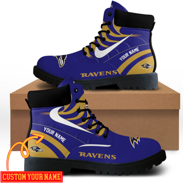 Baltimore Ravens - Custom Boots