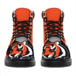 Cincinnati Bengals All Season Boots | Casual Shoes | Vegan Leather Custom Boot Shoes TB135