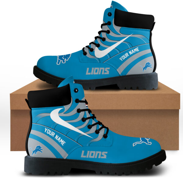Detroit Lions - Custom Boots