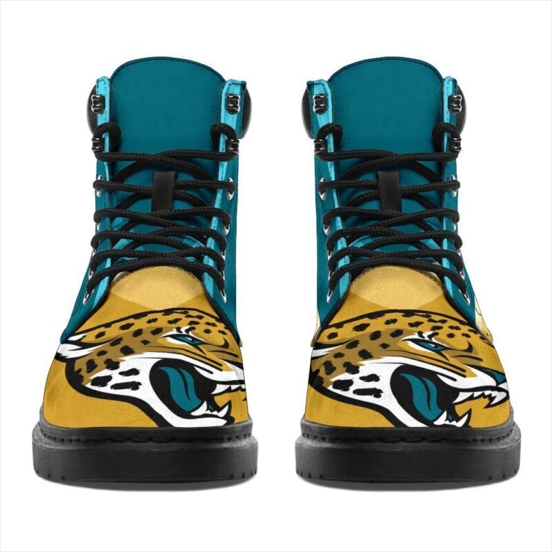 Jacksonville Jaguars All Season Boots | Casual Shoes | Vegan Leather Custom Boot Shoes TB142