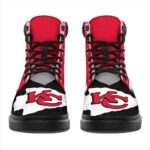 Kansas City Chiefs All Season Boots | Casual Shoes | Vegan Leather Custom Boot Shoes TB132