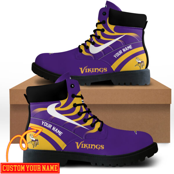 Minnesota Vikings - Custom Boots