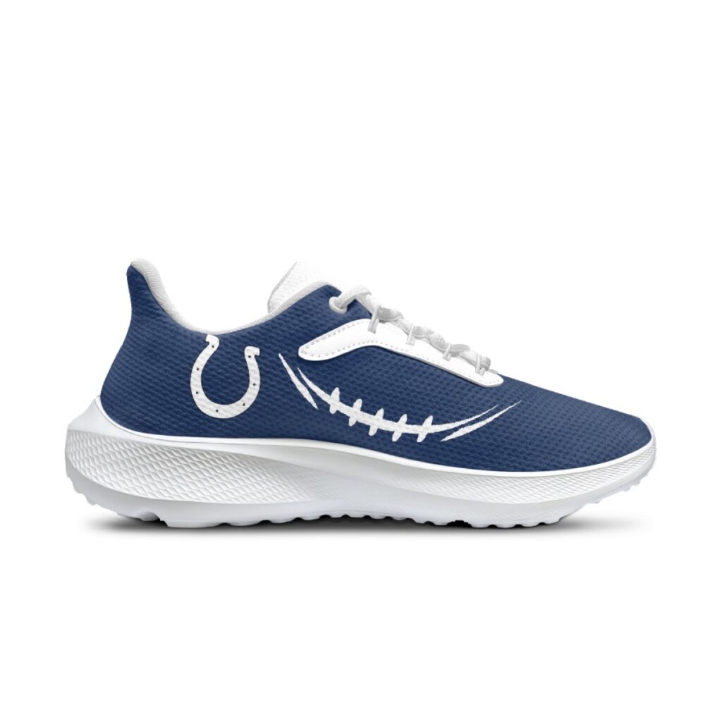 Indianapolis Colts Running ShoesShow your team pride with these Indianapolis Colts Running Shoes, designed for ultimate comfort and style. Perfect for game day or casual wear, these sneakers are a must-have for any Colts fan.Material: Crafted with 100% EVA material soles and insoles, these sneakers offer lightweight and durable support for your feet.
Design: Featuring a classic lace-up closure with 5 eyelets, these sneakers ensure a secure fit and easy on-and-off access.
Fit: The lace-up closure provides a timeless look while allowing for a customizable fit.
Versatility: Ideal for every season, these sneakers are designed to be worn all year round, keeping you in style and comfort no matter the weather.
Team Spirit: With the iconic Indianapolis Colts colors and logo, you can proudly display your team loyalty wherever you go.
Whether you're heading to the stadium, running errands, or enjoying a casual outing, these Indianapolis Colts Running Shoes are the perfect addition to your wardrobe. Support your team in style and comfort!